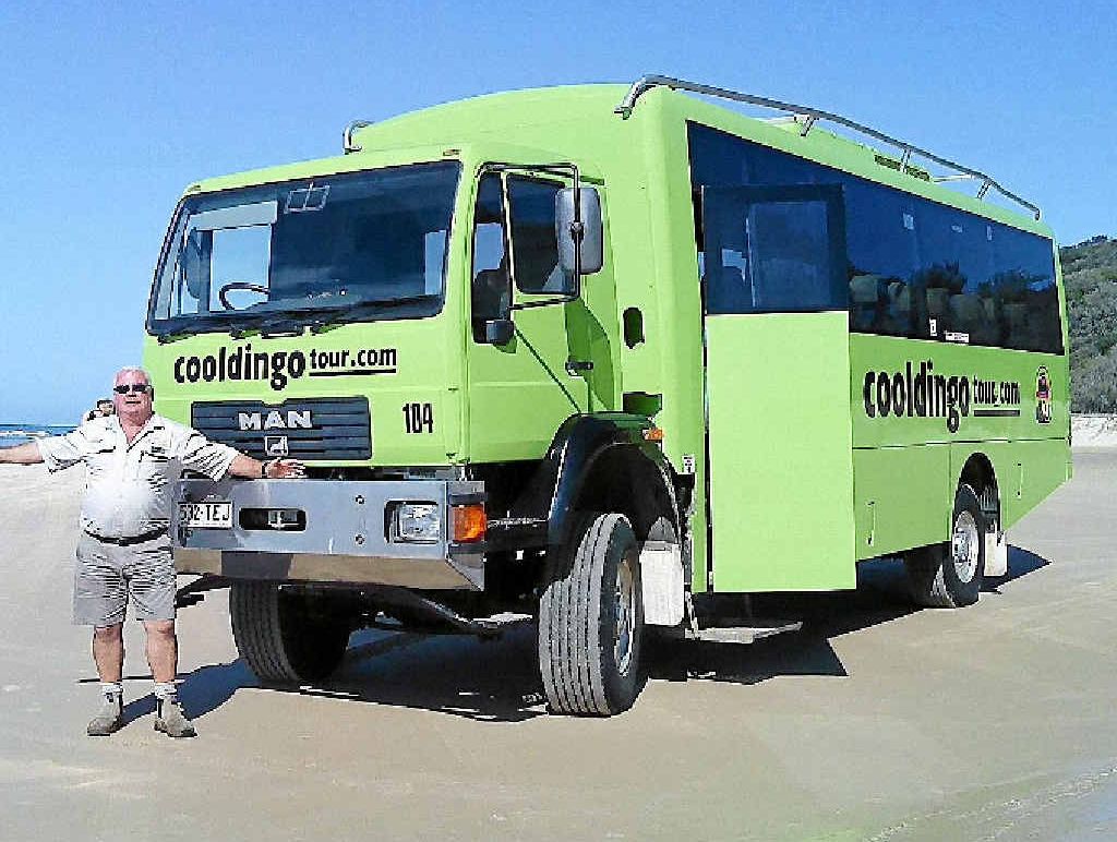 Showing people the beauty of Fraser Island is Mike Heber’s passion. Showing people the beauty of Fraser Island is Mike Heber’s passion.